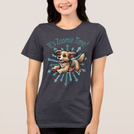 Zoomie Time Small Mutt Tri-Blend Shirt