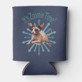 Zoomie Time Sphynx Cat Blikjeskoeler (Voorkant)