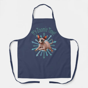 Zoomie Time Sphynx Cat Schort