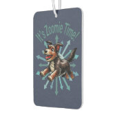 Zoomie Time Terrier Mutt Luchtverfrisser (Links)
