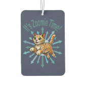 Zoomie Time Tiger Cat Luchtverfrisser (Achterkant)