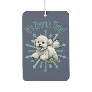 Zoomie Time van Bichon Frise Luchtverfrisser
