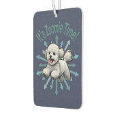 Zoomie Time van Bichon Frise Luchtverfrisser (Links)