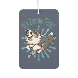 Zoomie Time voor Australian Shepherd Luchtverfrisser