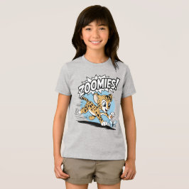 Zoomies – Jachtluipaard achter een vlinder Tri-Blend Shirt
