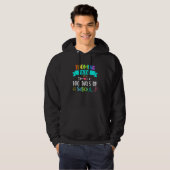 Zooming Into 100 Days Of School Teacher Kids 1 Hoodie (Voorkant volledig)