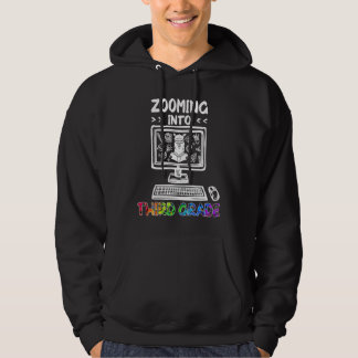 Zooming Into 3rd Grade Back to School 2020 Cute Ll Hoodie