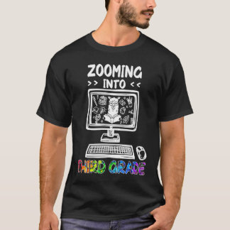 Zooming Into 3rd Grade Back to School 2020 Cute Ll T-shirt