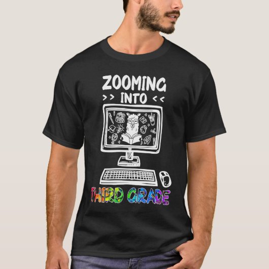 Zooming Into 3rd Grade Back to School 2020 Cute Ll T-shirt (Voorkant)