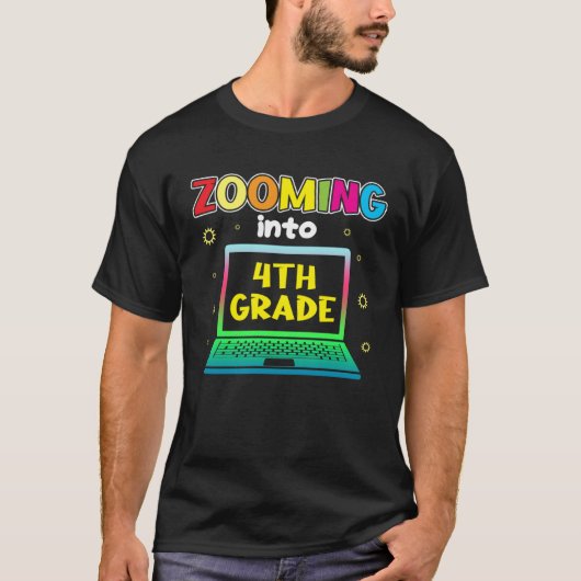 Zooming Into 4th Grade T-shirt (Voorkant)