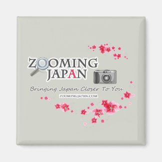 Zooming Japan Logo voor Japan Liefhebbers Magneet
