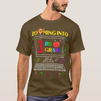Zooming naar 3e graad terug naar School Virtual On T-shirt