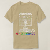 Zooming naar 9e graad Terug naar School 2020 Cute T-shirt (Design voorkant)