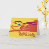 Zooming Roadrunner Kaart (Gele Bloem)