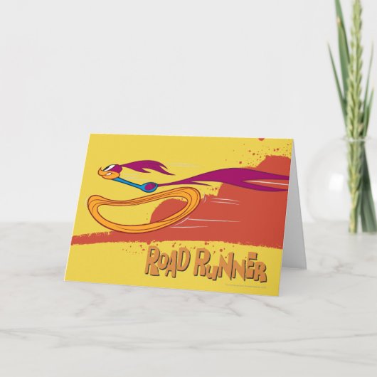 Zooming Roadrunner Kaart (Voorkant)
