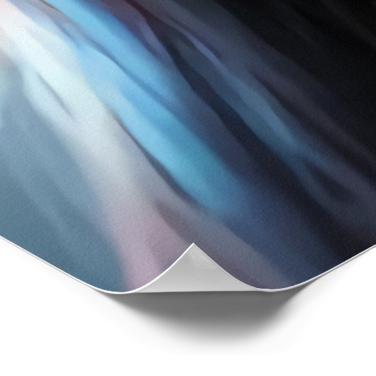 Zoomorfe jonge dame rood haar foor | AI Art. Poster (Hoek)