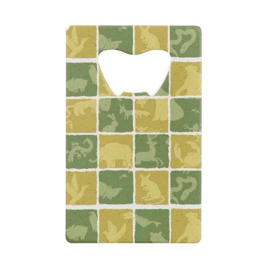 zoompatroon creditkaart flessenopener (Voorkant)