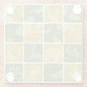 zoompatroon glazen onderzetter (Achterkant)