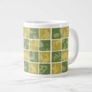 zoompatroon grote koffiekop