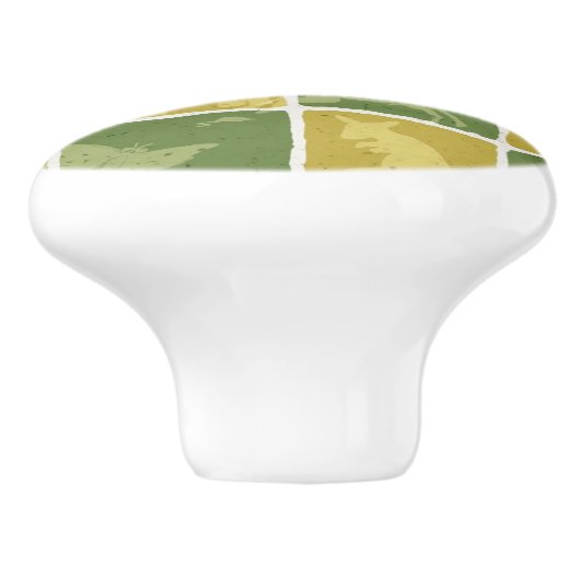 zoompatroon keramische knop (Zijkant)