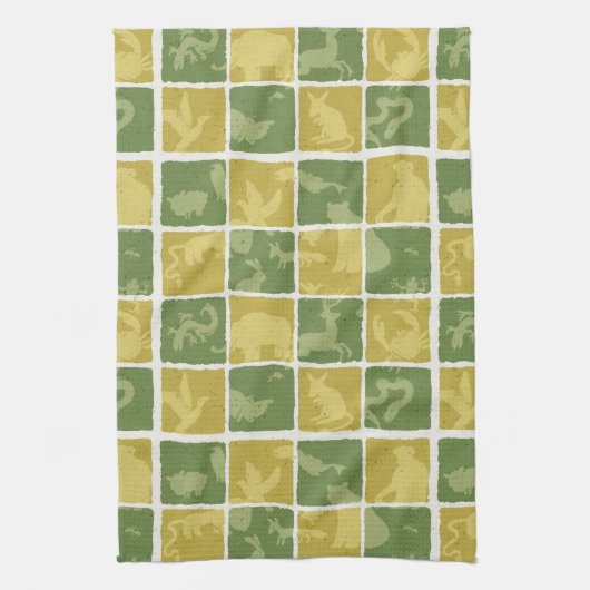 zoompatroon theedoek (Verticaal)