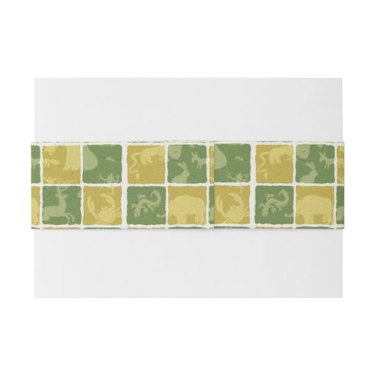 zoompatroon uitnodigingen wikkel (Achterkant Voorbeeld)