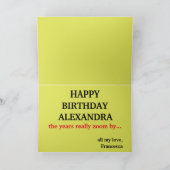 Zoomy Birthday Funny Video Conference Call Satire Kaart (Binnen)