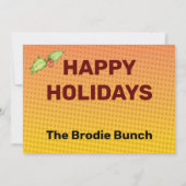 Zoomy Kerstmis Video Conferentie Satire Kaart (Achterkant)