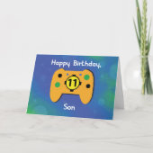 Zoon 11-jarige Birthday Gamer Controller Kaart (Voorkant)
