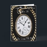 ZOON 21E VERJAARDAG KAART<br><div class="desc">KAN WORDEN GEPERSONALISEERD.</div>