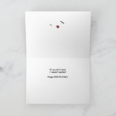 Zoon 50e verjaardag Humoristische Stick Figures Kaart (Binnen)