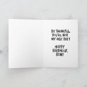 Zoon 50th Birthday Kaart (Binnen)