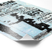 Zoon aan mam Gift, persoonlijke brief aan mijn mam Foto Afdruk (Hoek)