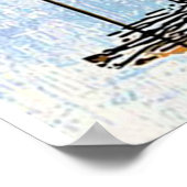 Zoon aan mam Gift, persoonlijke brief aan mijn mam Poster (Hoek)