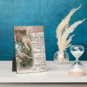 Zoon aan mijn Cadeau | Cute Gift for Family Fotoplaat (Zijkant)