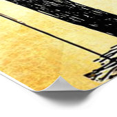 Zoon aan mijn mam Gift, beste cadeau voor mama. Poster (Hoek)