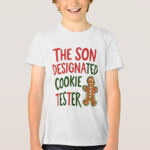 Zoon aangewezen Cookie Tester Kerstmis