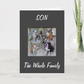 "ZOON" AFSTUDEREN VAN DE FAMILIE KAART (Voorkant)