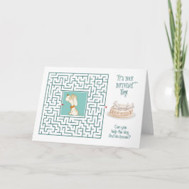 Zoon Amathday Puzzle Maze met Dog Kaart