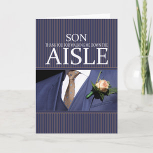 Zoon Bedankt voor het lopen me naar beneden Aisle