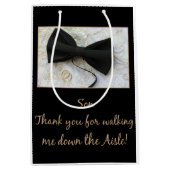 Zoon Bedankt voor het lopen me naar beneden Aisle Medium Cadeauzakje (Voorkant)