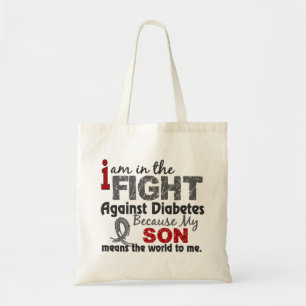 Zoon betekent wereld voor mij Diabetes Tote Bag