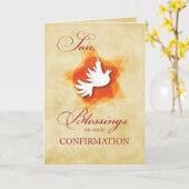 Zoon, Bevestiging Gefeliciteerd Zegeningen Kaart (Gele Bloem)