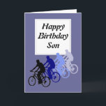 Zoon, Birthday, bike, Cycle Funny van ouders Kaart<br><div class="desc">Zoon,  Birthday,  bike,  Cycle Funny van ouders</div>