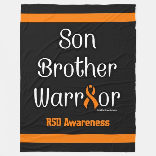 Zoon Broer Krijger...RSD Fleece Deken (Voorkant)