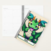 Zoon de vriendschappelijke draak met de douanename planner (Display)