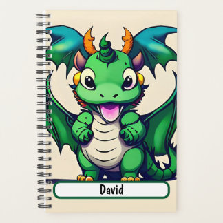 Zoon de vriendschappelijke draak met de douanename planner