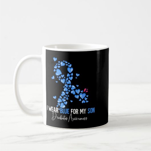 Zoon Diabetes Bewustzijn Design Koffiemok (Links)