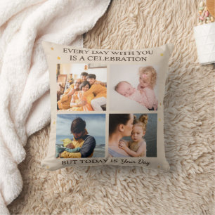 Zoon & Dochter Dag – 4 Foto Familie Liefde Kussen
