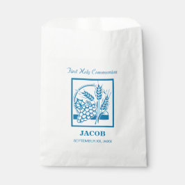 Zoon, Eerste Communie, Tarwe, Blauwe Druiven Bedankzakje